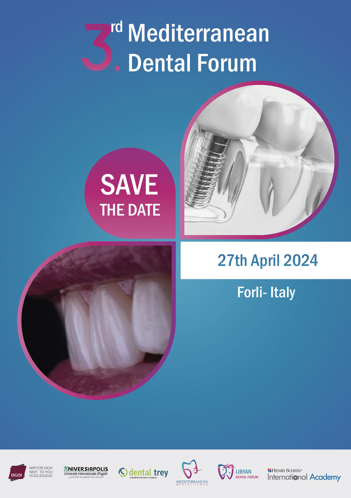 Program Mediterranean Dental Forum 27 April 2024