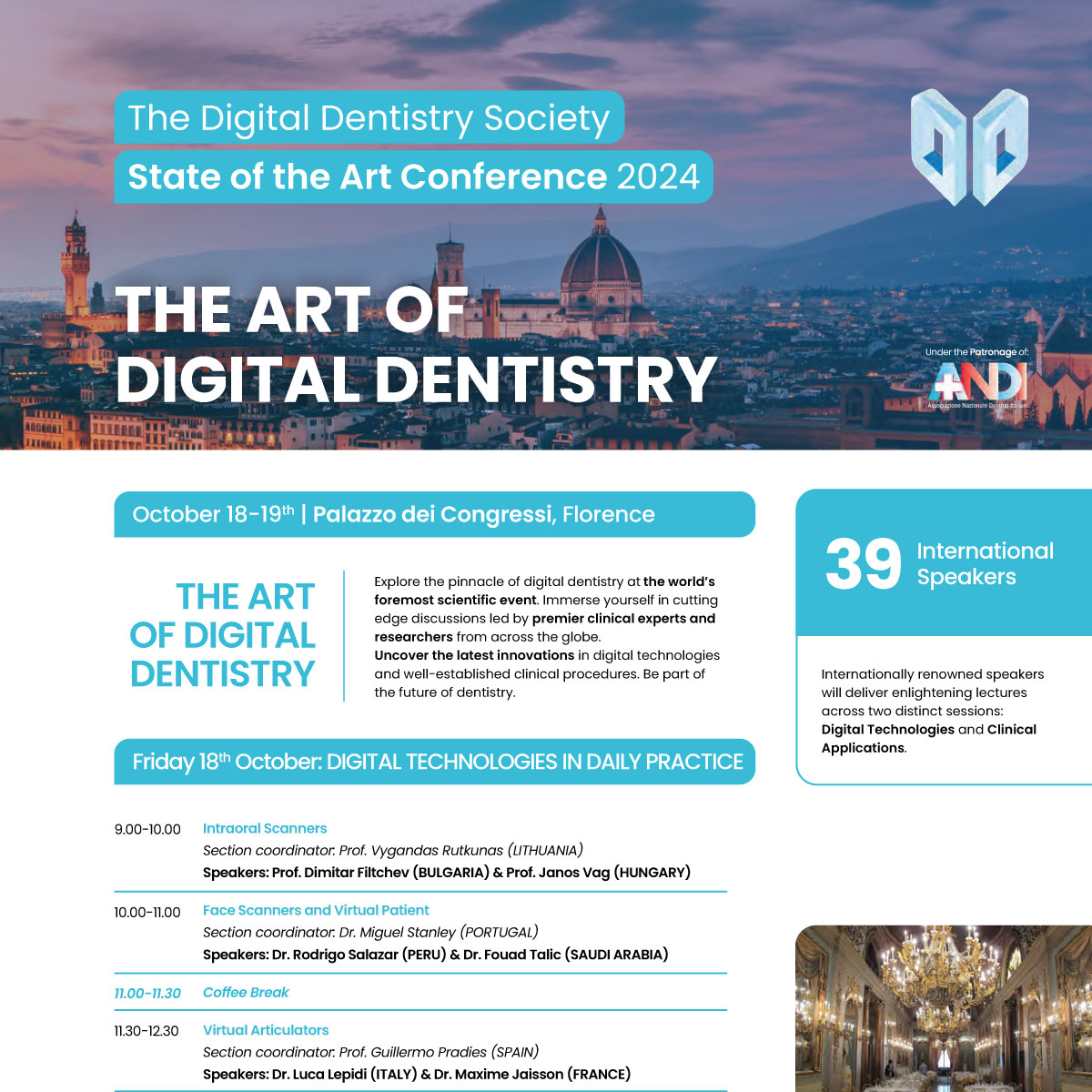 Key Note Speaker at DDS Congress Florence 2024